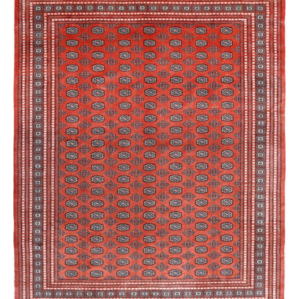 Bokhara 8' 11" X 11' 5" Hand Knotted Wool Rug 8' 11" X 11' 5" (272 X 348) / Orange / Wool