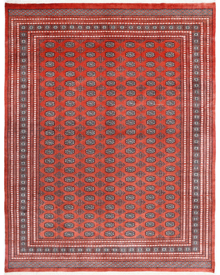 Bokhara 8' 11" X 11' 5" Hand Knotted Wool Rug 8' 11" X 11' 5" (272 X 348) / Orange / Wool