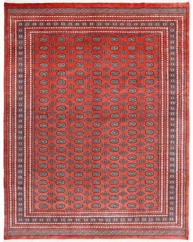 Bokhara 8' 11" X 11' 5" Hand Knotted Wool Rug 8' 11" X 11' 5" (272 X 348) / Orange / Wool