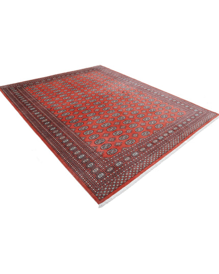 Bokhara 8' 1" X 10' 1" Hand Knotted Wool Rug 8' 1" X 10' 1" (246 X 307) / Rust / Wool