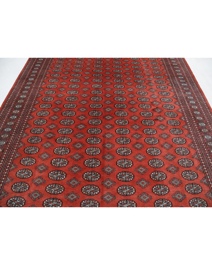 Bokhara 8' 1" X 10' 1" Hand Knotted Wool Rug 8' 1" X 10' 1" (246 X 307) / Rust / Wool
