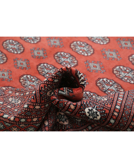 Bokhara 8' 1" X 10' 1" Hand Knotted Wool Rug 8' 1" X 10' 1" (246 X 307) / Rust / Wool