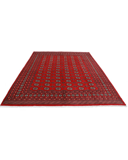 Bokhara 8' 1" X 10' 1" Hand Knotted Wool Rug 8' 1" X 10' 1" (246 X 307) / Red / Wool