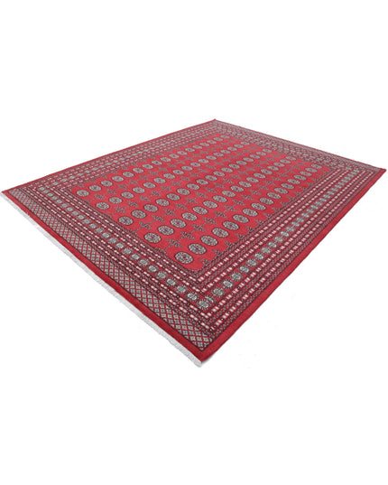 Bokhara 8' 0" X 10' 1" Hand Knotted Wool Rug 8' 0" X 10' 1" (244 X 307) / Red / Wool