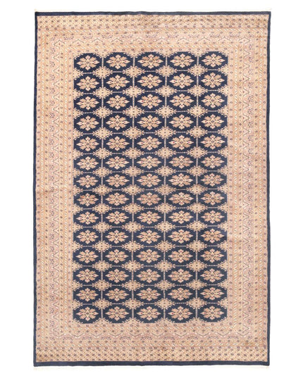 Bokhara 5' 11" X 9' 0" Hand Knotted Wool Rug 5' 11" X 9' 0" (180 X 274) / Blue / Wool