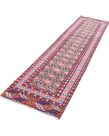 Bokhara 2' 4" X 9' 11" Hand Knotted Wool Rug 2' 4" X 9' 11" (71 X 302) / Peach / Wool