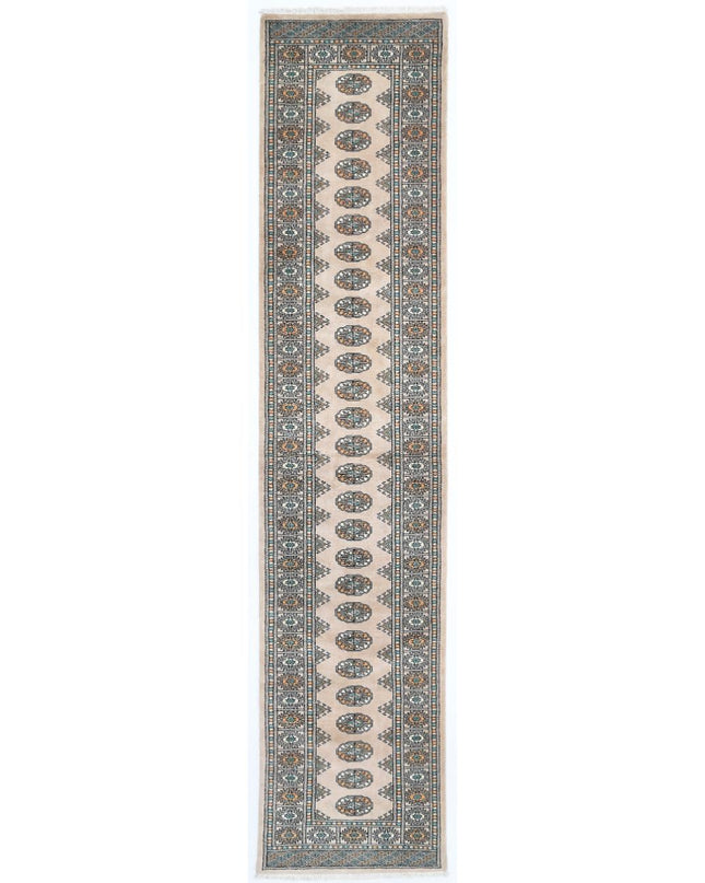 Bokhara 2' 7" X 12' 1" Hand Knotted Wool Rug 2' 7" X 12' 1" (79 X 368) / Beige / Wool