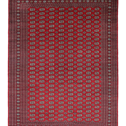 Bokhara 10' 2" X 13' 5" Hand Knotted Wool Rug 10' 2" X 13' 5" (310 X 409) / Red / Wool