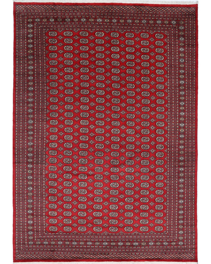 Bokhara 10' 2" X 14' 0" Hand Knotted Wool Rug 10' 2" X 14' 0" (310 X 427) / Red / Wool