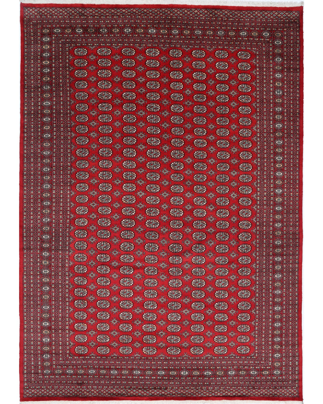 Bokhara 10' 2" X 14' 0" Hand Knotted Wool Rug 10' 2" X 14' 0" (310 X 427) / Red / Wool