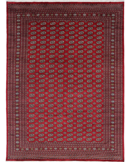 Bokhara 9' 11" X 13' 5" Hand Knotted Wool Rug 9' 11" X 13' 5" (302 X 409) / Red / Wool