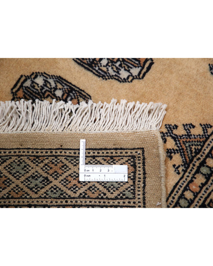 Bokhara 2' 6" X 15' 4" Hand Knotted Wool Rug 2' 6" X 15' 4" (76 X 467) / Beige / Wool