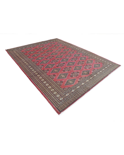 Bokhara 8' 1" X 10' 4" Hand Knotted Wool Rug 8' 1" X 10' 4" (246 X 315) / Pink / Wool