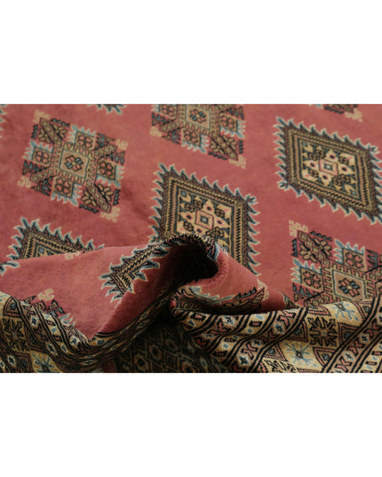 Bokhara 8' 1" X 10' 4" Hand Knotted Wool Rug 8' 1" X 10' 4" (246 X 315) / Pink / Wool