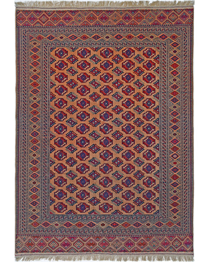 Bokhara 6' 3" X 8' 6" Hand Knotted Wool Rug 6' 3" X 8' 6" (191 X 259) / Beige / Wool