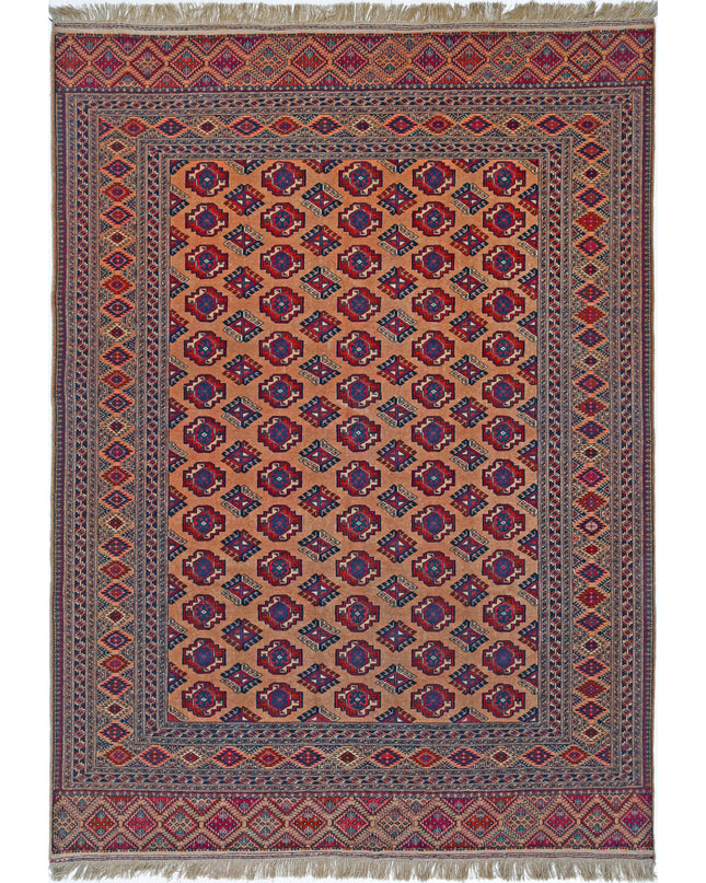 Bokhara 6' 3" X 8' 6" Hand Knotted Wool Rug 6' 3" X 8' 6" (191 X 259) / Beige / Wool