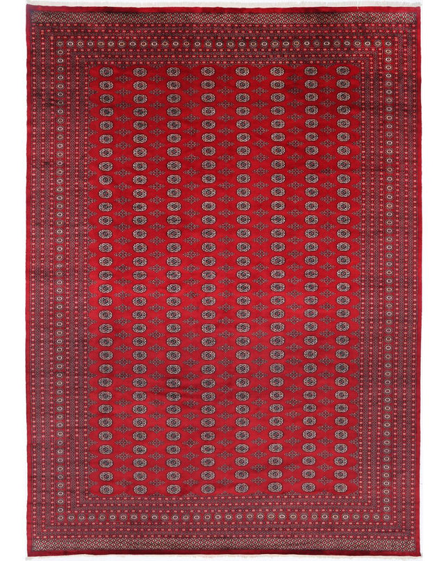 Bokhara 12' 2" X 17' 0" Hand Knotted Wool Rug 12' 2" X 17' 0" (371 X 518) / Red / Wool