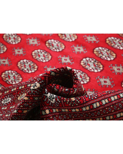 Bokhara 12' 1" X 17' 6" Hand Knotted Wool Rug 12' 1" X 17' 6" (368 X 533) / Red / Wool