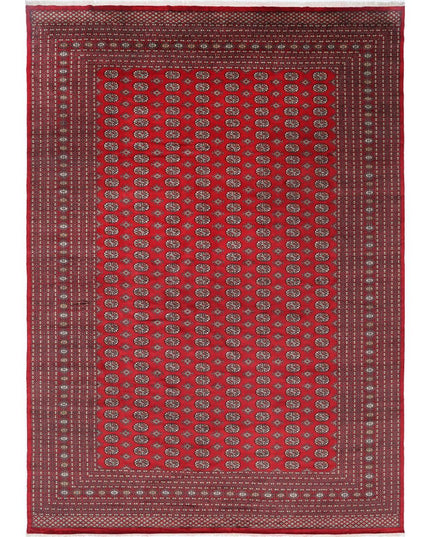 Bokhara 12' 1" X 17' 6" Hand Knotted Wool Rug 12' 1" X 17' 6" (368 X 533) / Red / Wool