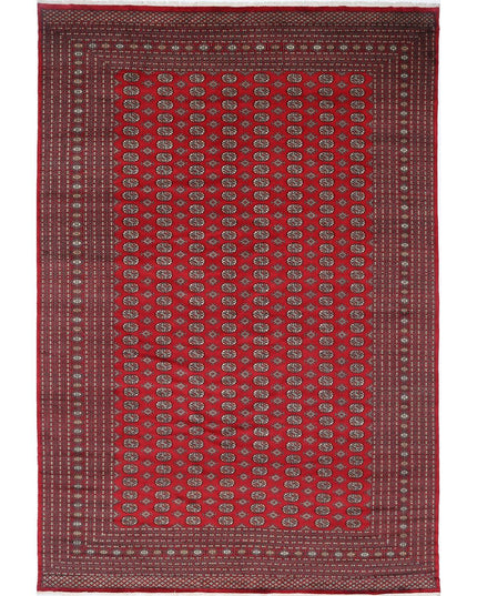 Bokhara 12' 0" X 17' 11" Hand Knotted Wool Rug 12' 0" X 17' 11" (366 X 546) / Red / Wool
