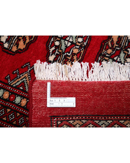 Bokhara 12' 1" X 17' 10" Hand Knotted Wool Rug 12' 1" X 17' 10" (368 X 543) / Red / Wool