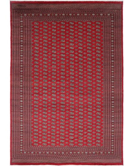 Bokhara 12' 1" X 17' 10" Hand Knotted Wool Rug 12' 1" X 17' 10" (368 X 543) / Red / Wool