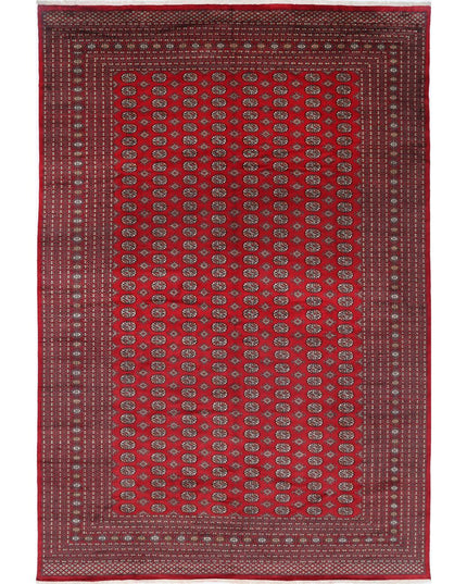 Bokhara 12' 0" X 17' 10" Hand Knotted Wool Rug 12' 0" X 17' 10" (366 X 543) / Red / Wool