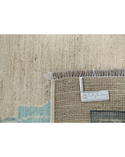 Chinese 8' 1" X 9' 7" Hand Knotted Wool Rug 8' 1" X 9' 7" (246 X 292) / Brown / Wool