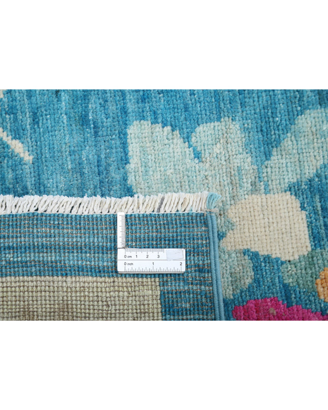 Chinese 10' 2" X 13' 8" Hand Knotted Wool Rug 10' 2" X 13' 8" (310 X 417) / Blue / Wool