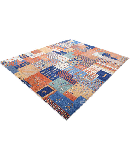 Gabbeh 8' 0" X 9' 8" Hand Knotted Wool Rug 8' 0" X 9' 8" (244 X 295) / Multi / Wool