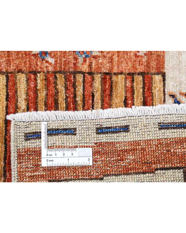 Gabbeh 8' 0" X 9' 8" Hand Knotted Wool Rug 8' 0" X 9' 8" (244 X 295) / Multi / Wool