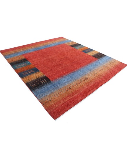 Gabbeh 8' 4" X 9' 7" Hand Knotted Wool Rug 8' 4" X 9' 7" (254 X 292) / Multi / Wool