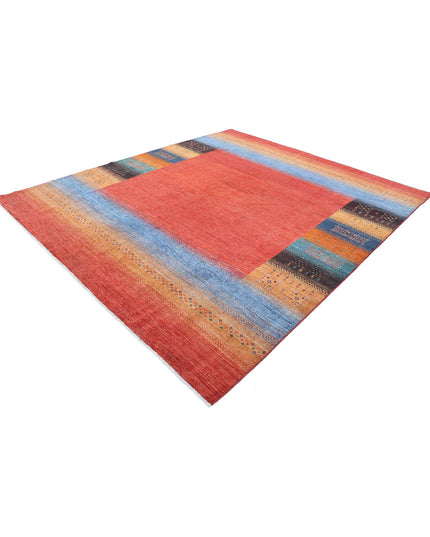 Gabbeh 8' 4" X 9' 7" Hand Knotted Wool Rug 8' 4" X 9' 7" (254 X 292) / Multi / Wool