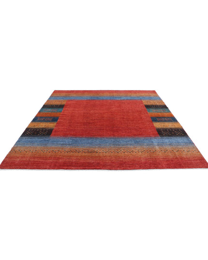 Gabbeh 8' 4" X 9' 7" Hand Knotted Wool Rug 8' 4" X 9' 7" (254 X 292) / Multi / Wool