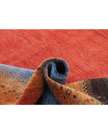 Gabbeh 8' 4" X 9' 7" Hand Knotted Wool Rug 8' 4" X 9' 7" (254 X 292) / Multi / Wool