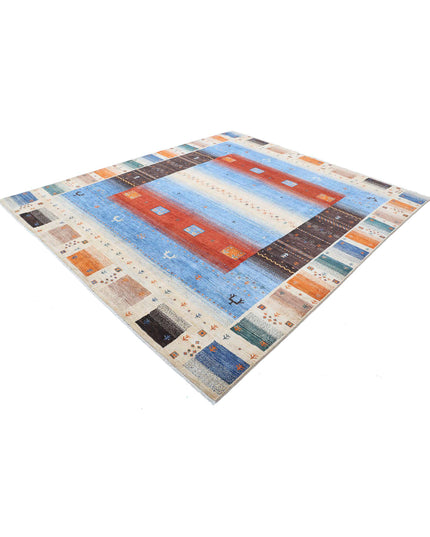 Gabbeh 8' 2" X 9' 6" Hand Knotted Wool Rug 8' 2" X 9' 6" (249 X 290) / Multi / Wool