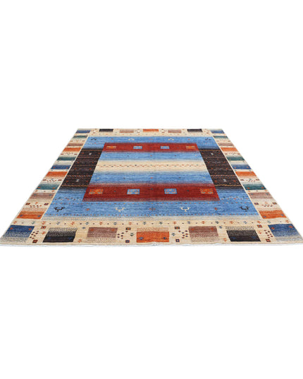 Gabbeh 8' 2" X 9' 6" Hand Knotted Wool Rug 8' 2" X 9' 6" (249 X 290) / Multi / Wool