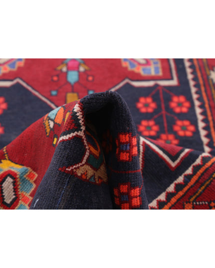 Hamadan 3' 3" X 13' 1" Hand Knotted Wool Rug 3' 3" X 13' 1" (99 X 399) / Black / Wool