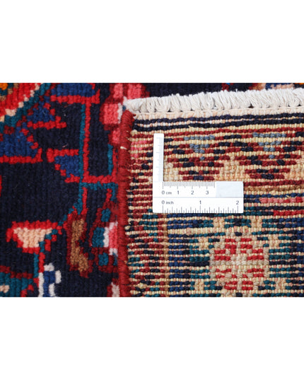 Hamadan 5' 5" X 9' 10" Hand Knotted Wool Rug 5' 5" X 9' 10" (165 X 300) / Black / Wool