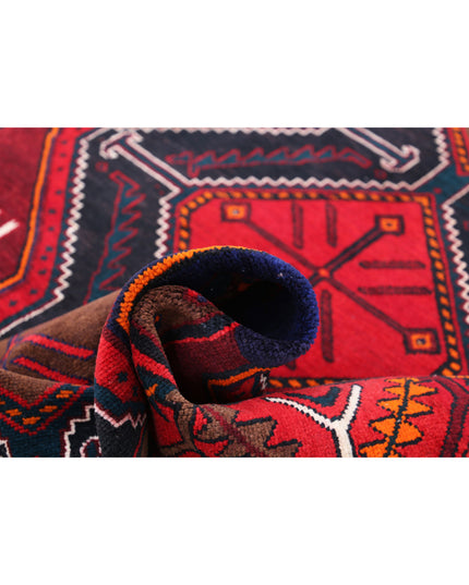 Hamadan 5' 3" X 10' 4" Hand Knotted Wool Rug 5' 3" X 10' 4" (160 X 315) / Black / Wool