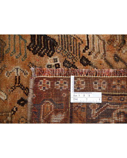 Hamadan 4' 10" X 7' 9" Hand Knotted Wool Rug 4' 10" X 7' 9" (147 X 236) / Rust / Wool