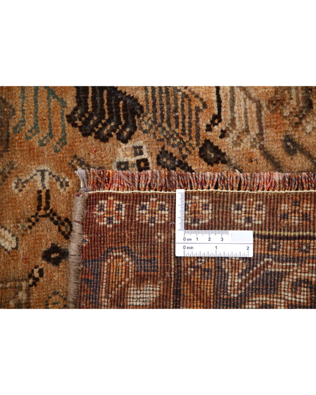 Hamadan 4' 10" X 7' 9" Hand Knotted Wool Rug 4' 10" X 7' 9" (147 X 236) / Rust / Wool