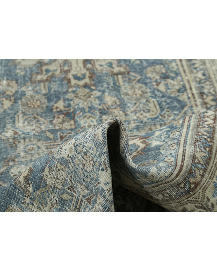 Hamadan 3' 7" X 9' 8" Hand Knotted Wool Rug 3' 7" X 9' 8" (109 X 295) / Taupe / Wool