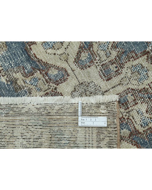 Hamadan 3' 7" X 9' 8" Hand Knotted Wool Rug 3' 7" X 9' 8" (109 X 295) / Taupe / Wool