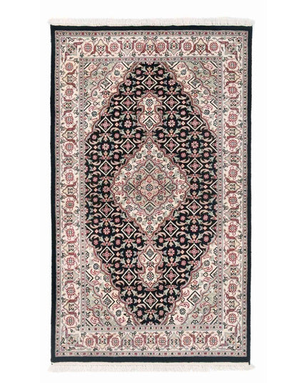 Heritage 3' 1" X 5' 1" Hand Knotted Wool Rug 3' 1" X 5' 1" (94 X 155) / Black / Wool
