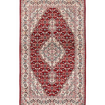 Heritage 3' 0" X 5' 4" Hand Knotted Wool Rug 3' 0" X 5' 4" (91 X 162) / Red / Wool