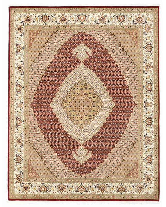 Heritage 8' 1" X 10' 4" Hand Knotted Wool Rug 8' 1" X 10' 4" (246 X 315) / Red / Wool