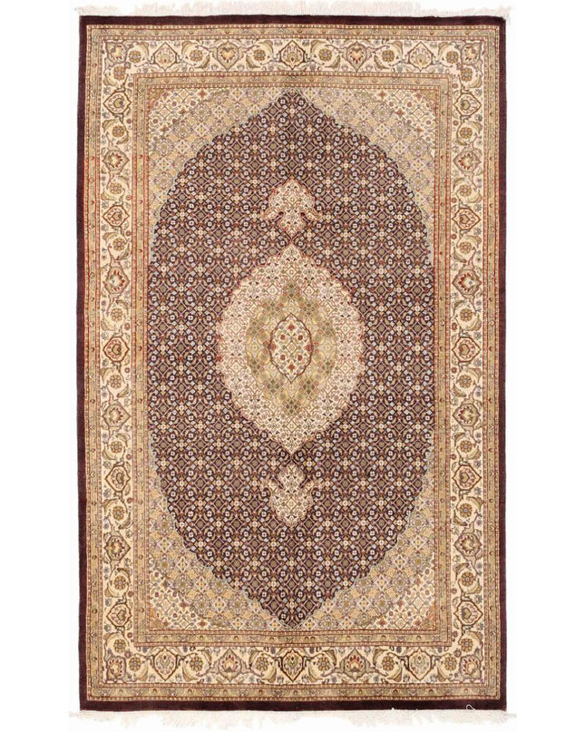Heritage 4' 6" X 7' 5" Hand Knotted Wool Rug 4' 6" X 7' 5" (137 X 226) / Brown / Wool