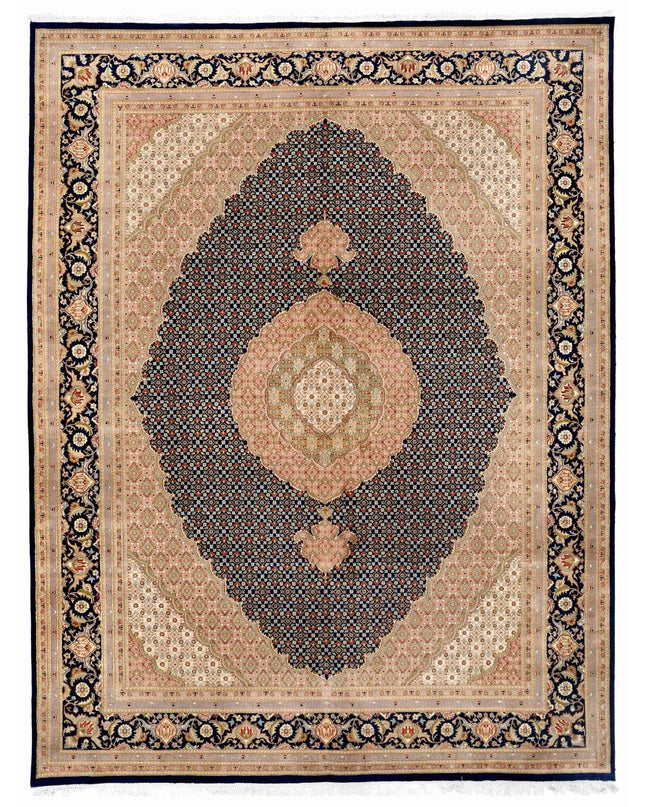 Heritage 9' 1" X 12' 0" Hand Knotted Wool Rug 9' 1" X 12' 0" (277 X 366) / Blue / Wool