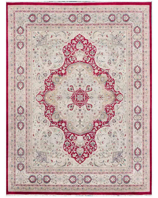 Heritage 9' 0" X 12' 4" Hand Knotted Wool Rug 9' 0" X 12' 4" (274 X 376) / Red / Wool